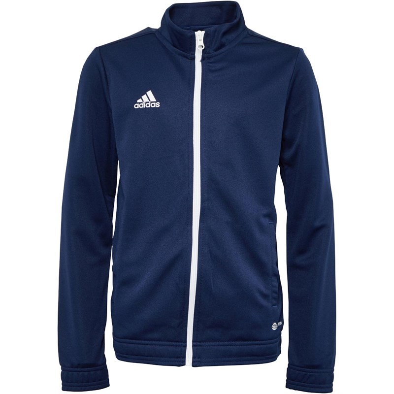 adidas Junior Boys Entrada 22 Poly Training Jacket Team Navy Blue