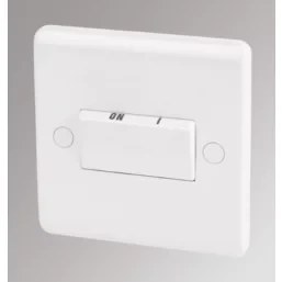 LAP 10AX 1-GANG 3-POLE FAN ISOLATOR SWITCH WHITE