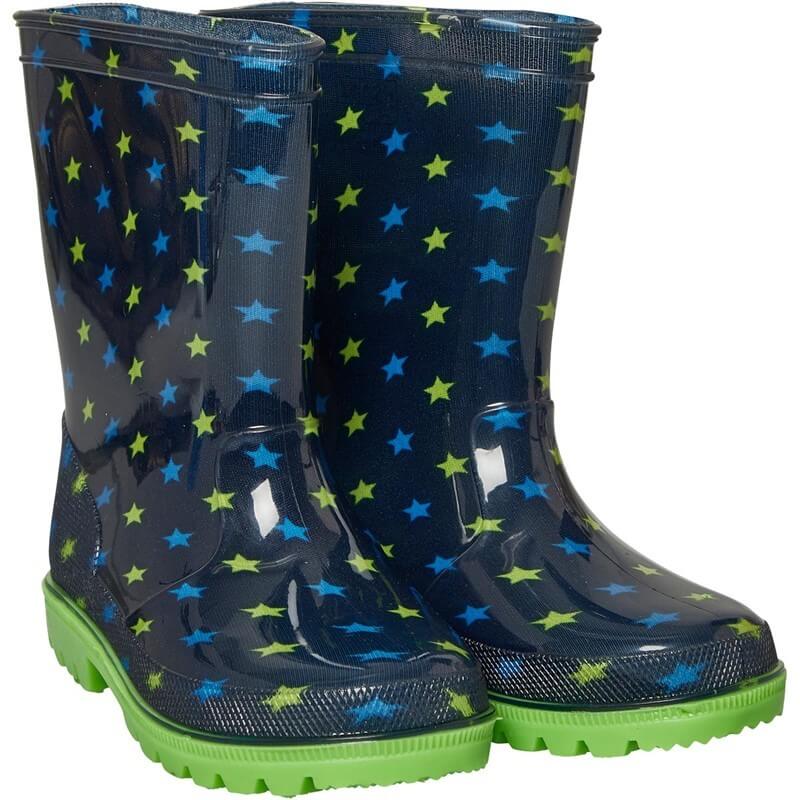 Mad Wax Junior Boys Wellies Blue