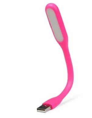 Mini USB LED Light for Laptop Keyboard Power Bank Portable Night Light – BLUSH RED