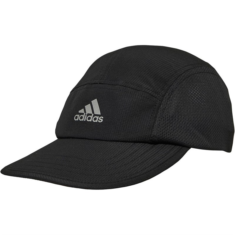 adidas Mens 5 Panel Aeroready Reflective X-City Running Cap Black