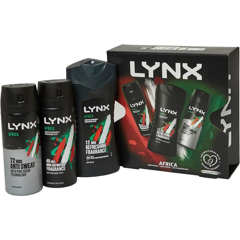 LYNX Mens Africa Trio Set Three Piece Multi