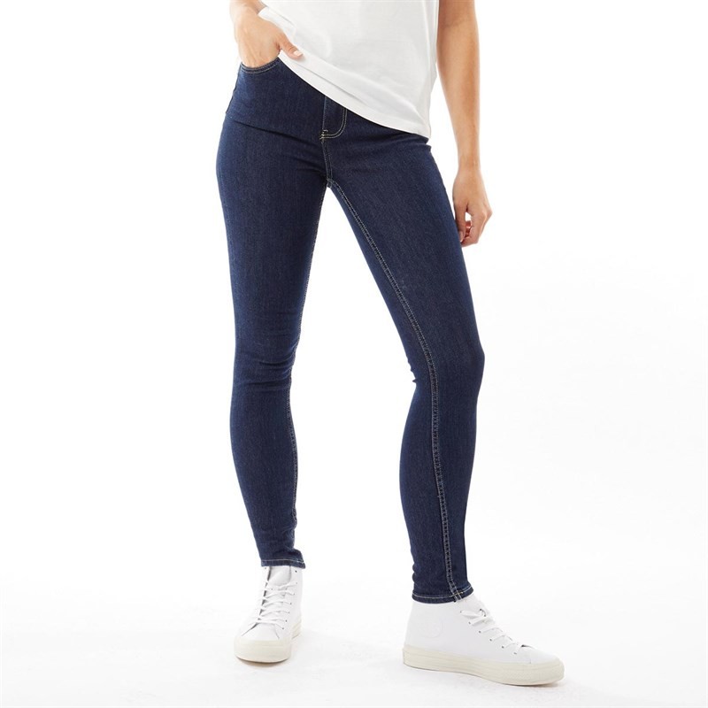 ADPT Womens Skinny Jeans Indigo