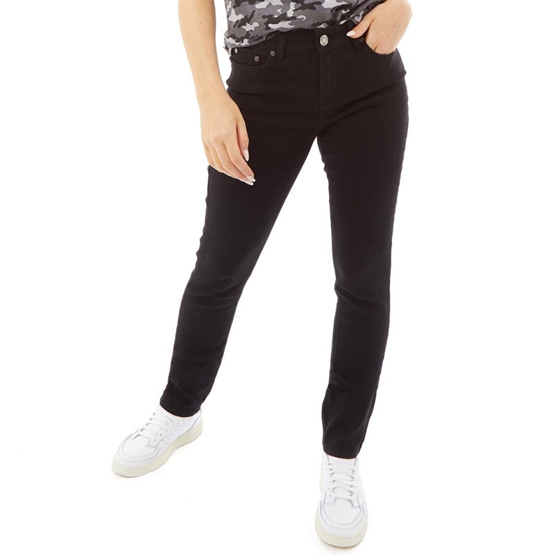 Onfire Womens Slim Fit Denim Jeans Black