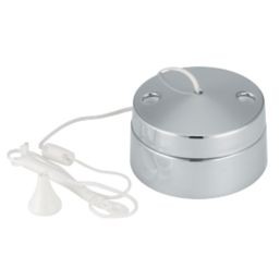 LAP 6A 2-WAY PULL CORD SWITCH POLISHED CHROME